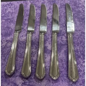 Lenox Archway Hollow Dinner Knives Knife 18/10 Stainless Steel Flatware Set Of 5